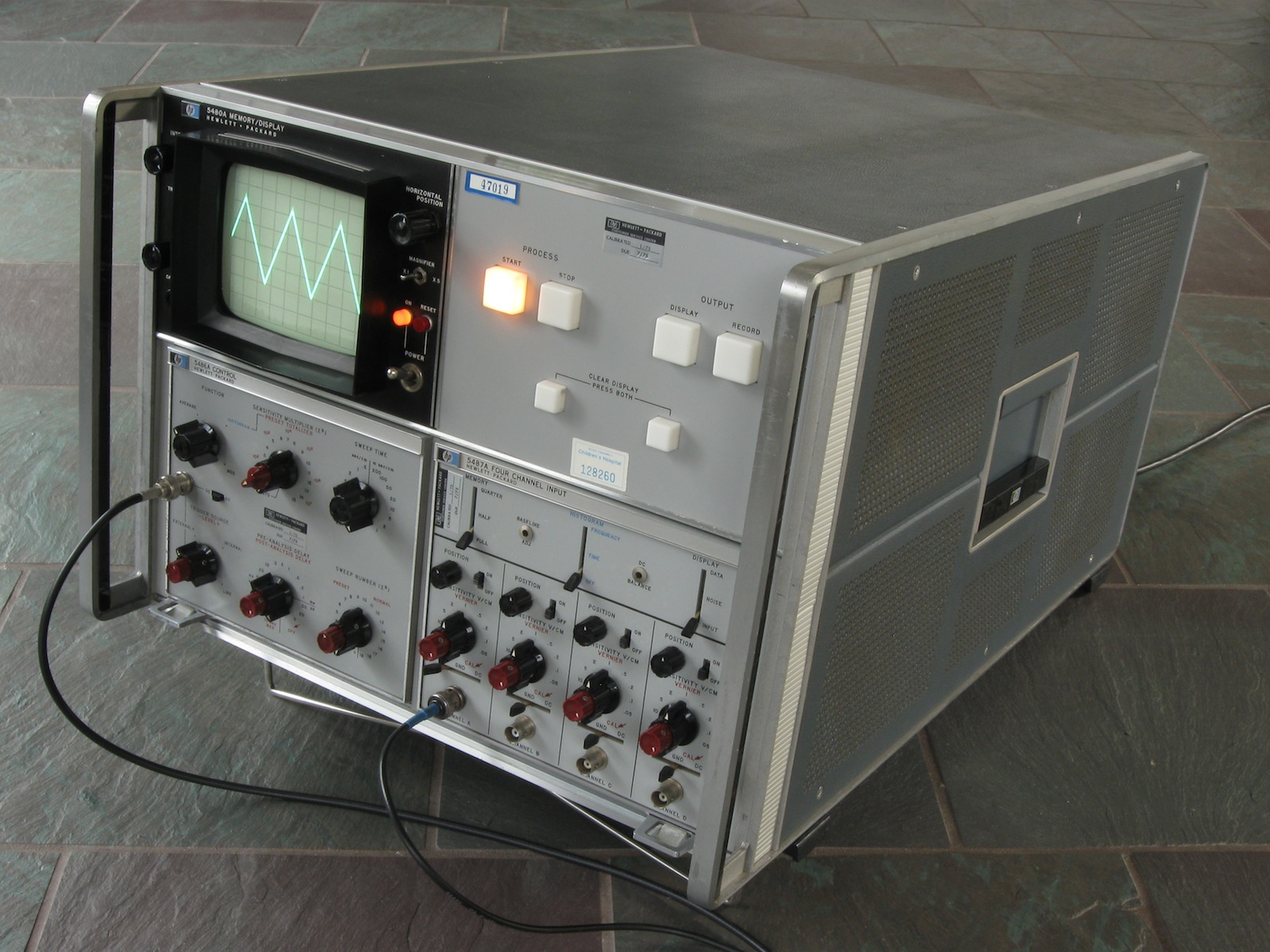 HP5480A DSA Unit Log