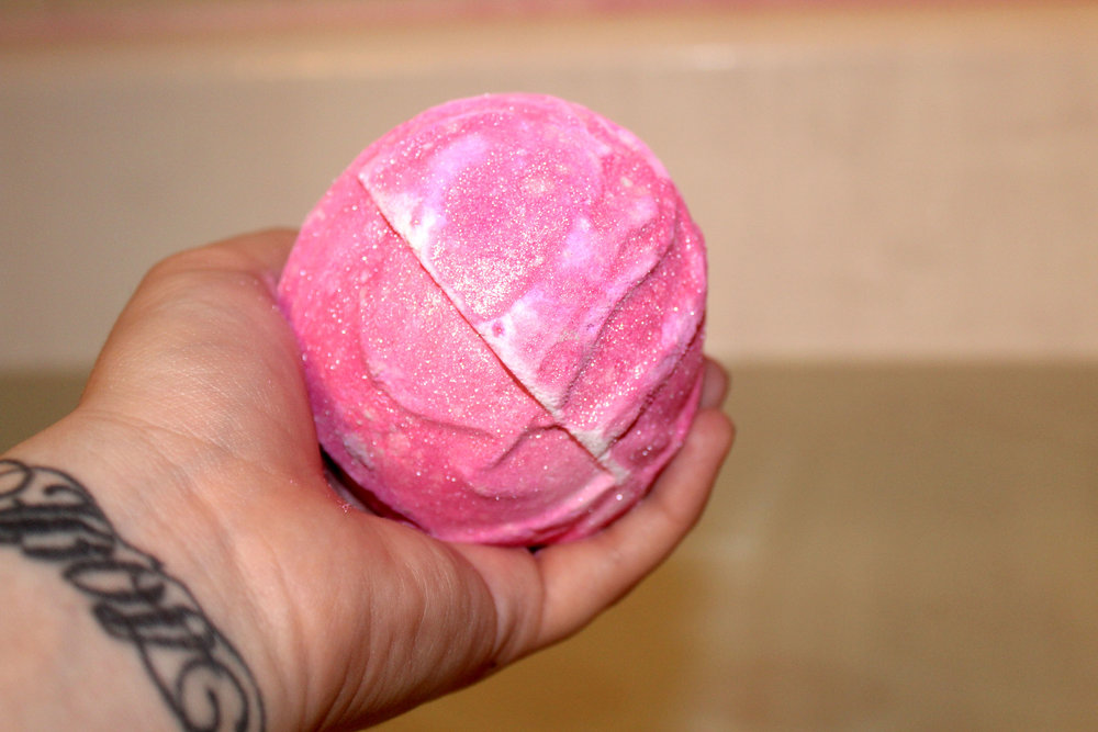 Lush Pink Bath Bomb Review Mae Polzine
