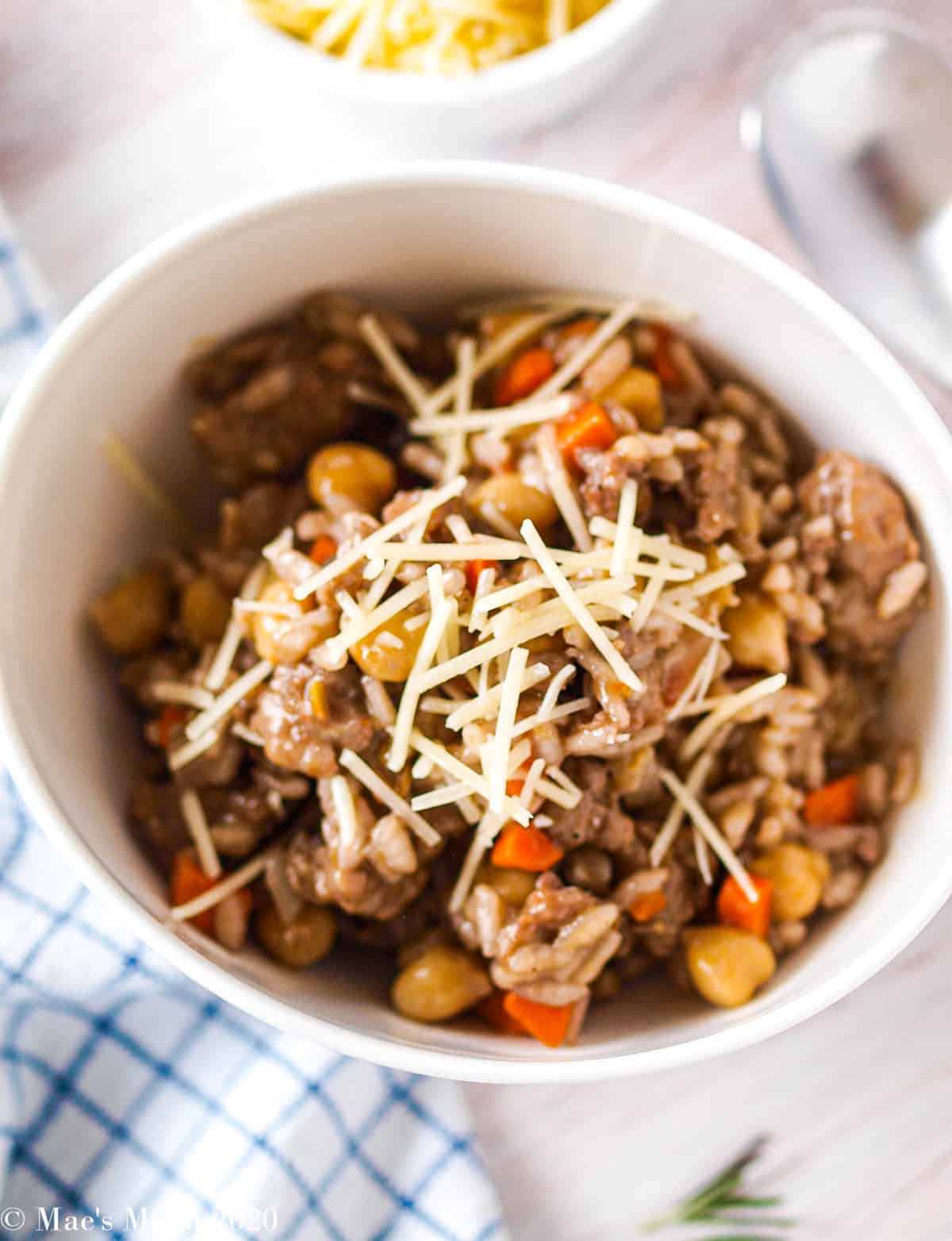 Sausage Risotto Mae's Menu