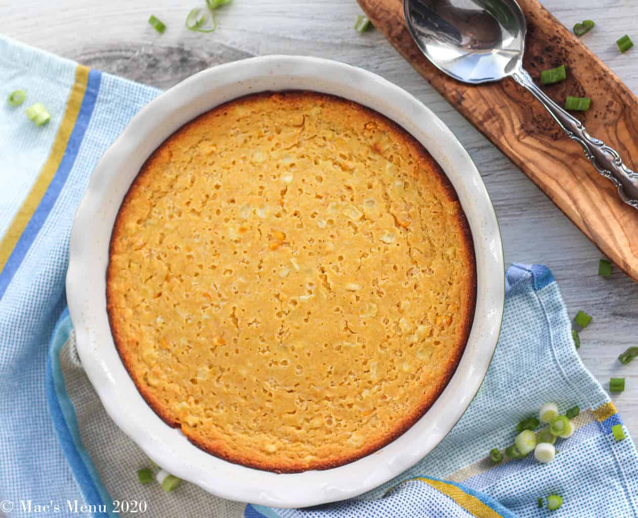 Corn Soufflé (without Jiffy Mix) Mae's Menu