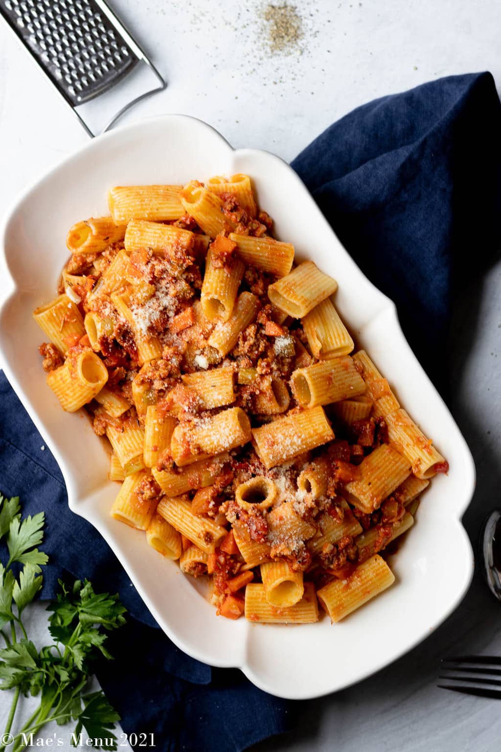 Turkey Bolognese Sauce Mae's Menu