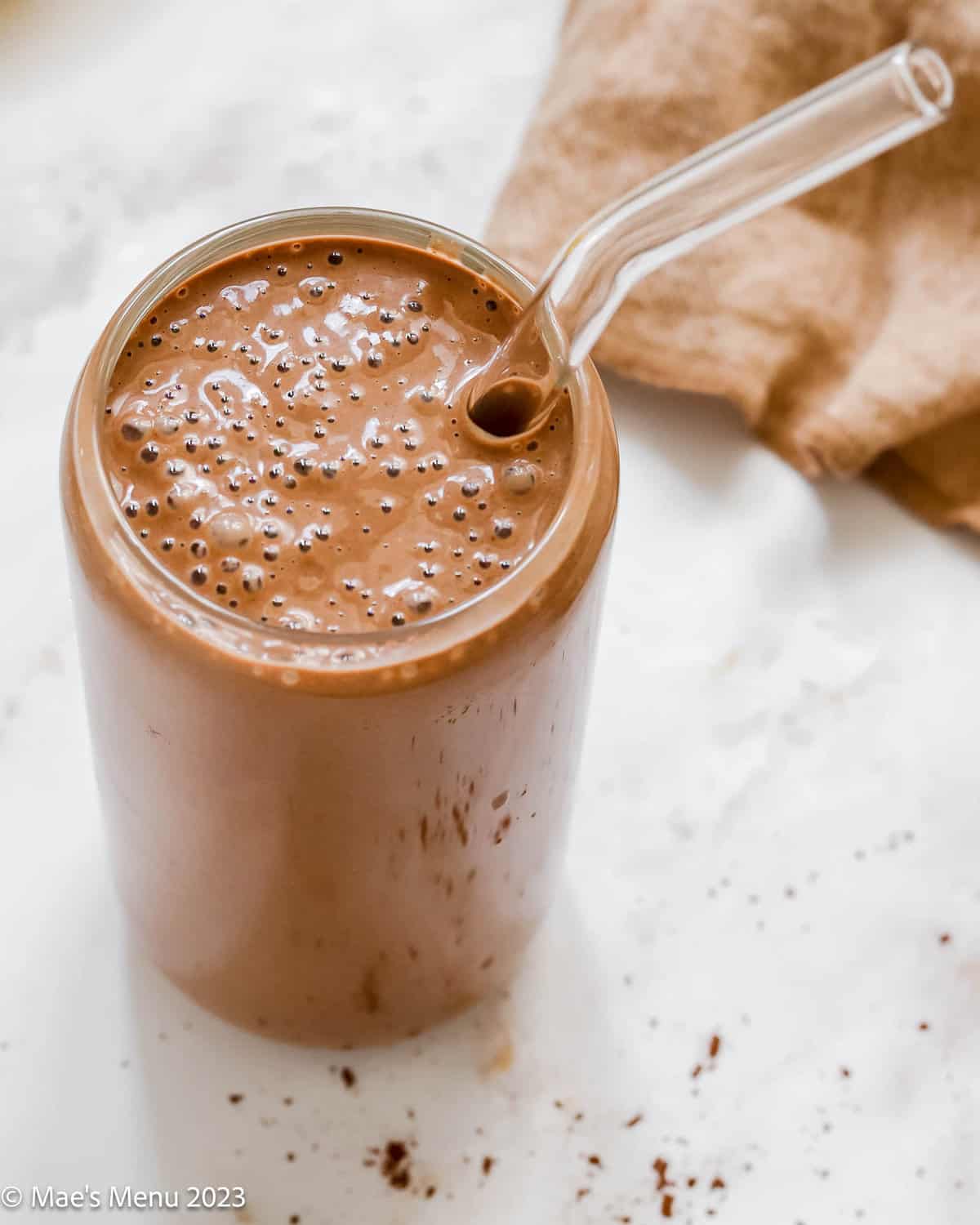 Mocha Coffee Protein Shake Mae's Menu