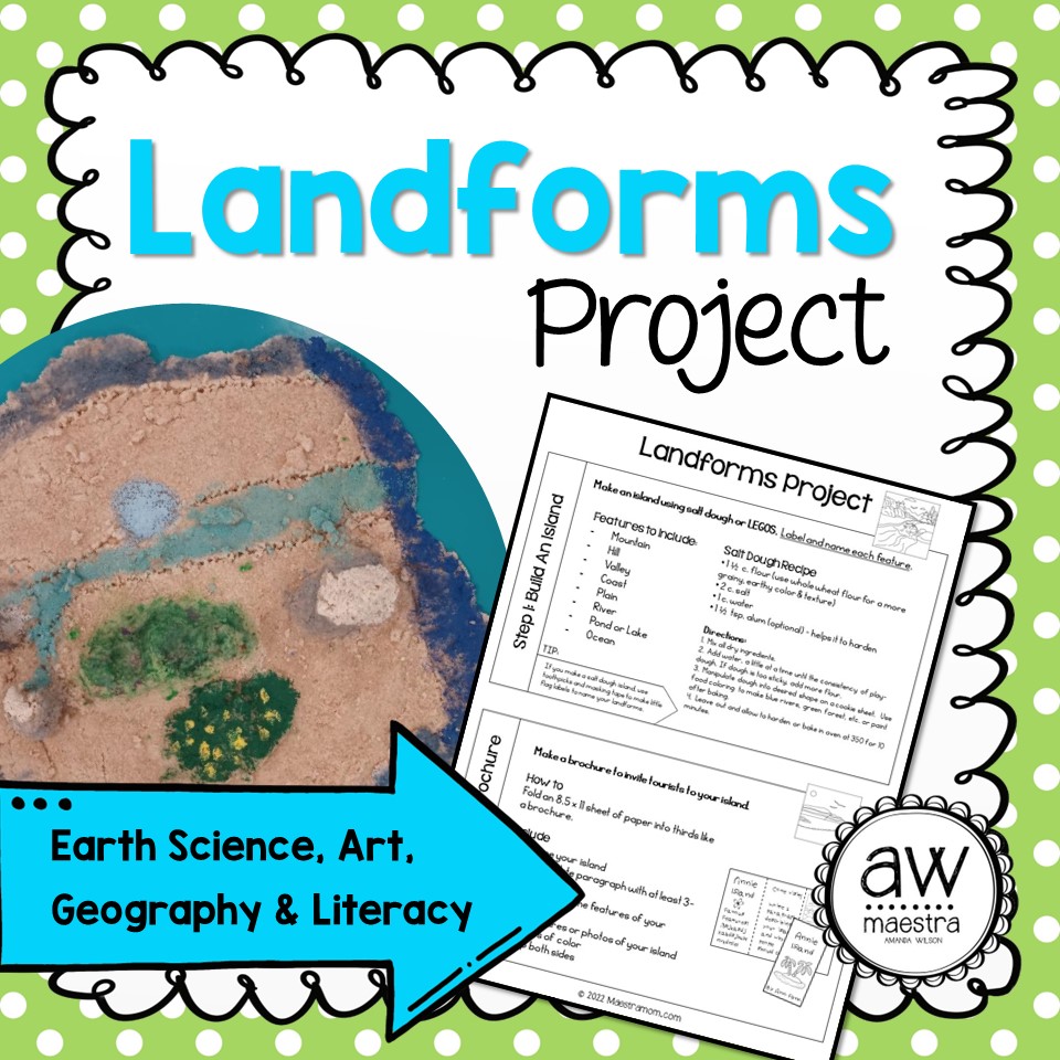 Create Landforms with an Easy Salt Dough Recipe Elementary Earth