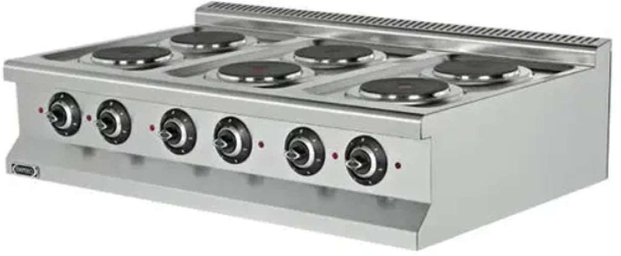 Stainless Steel Commercial Electric Stove MAESTRO
