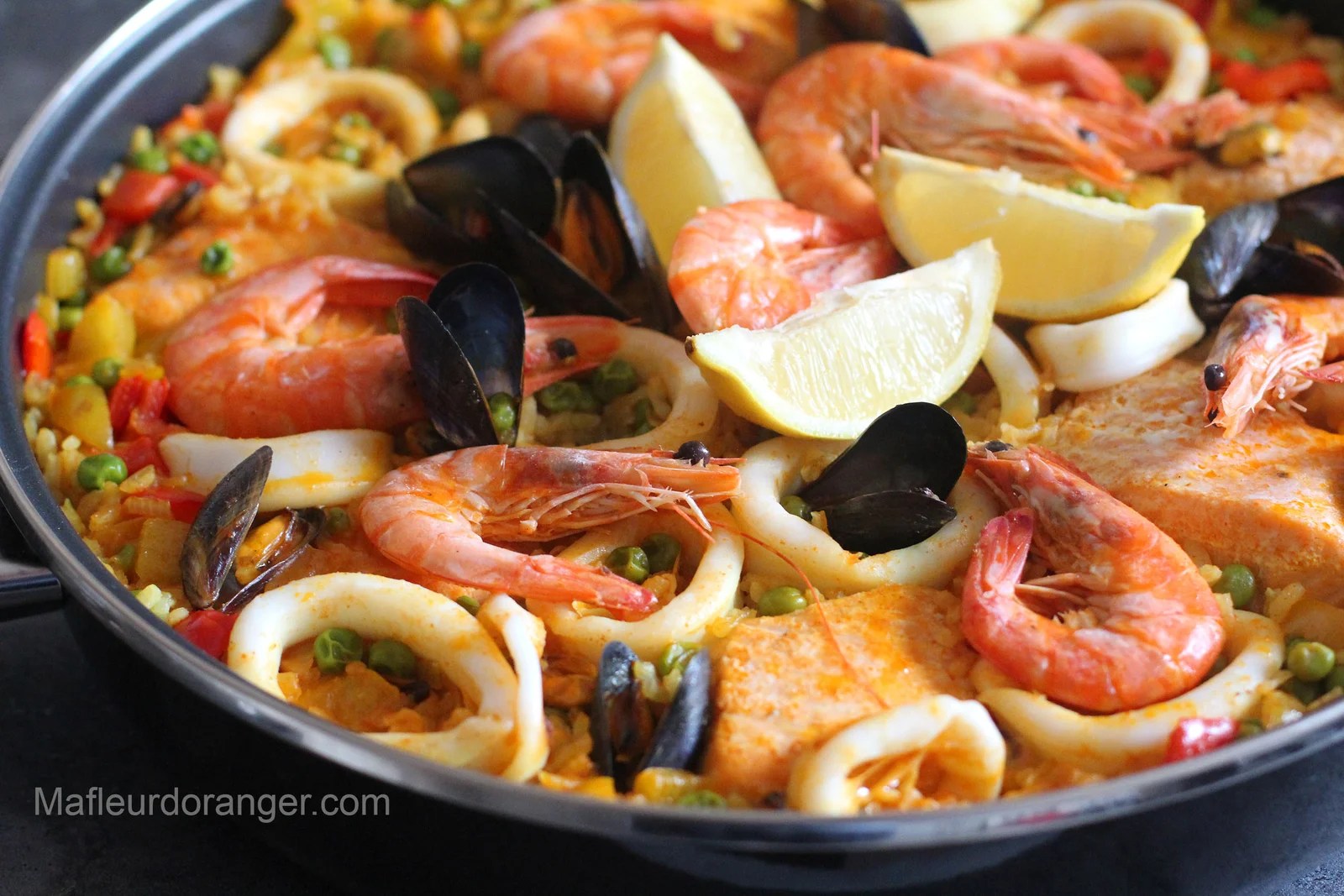 paella cookeo fruit de mer surgelé