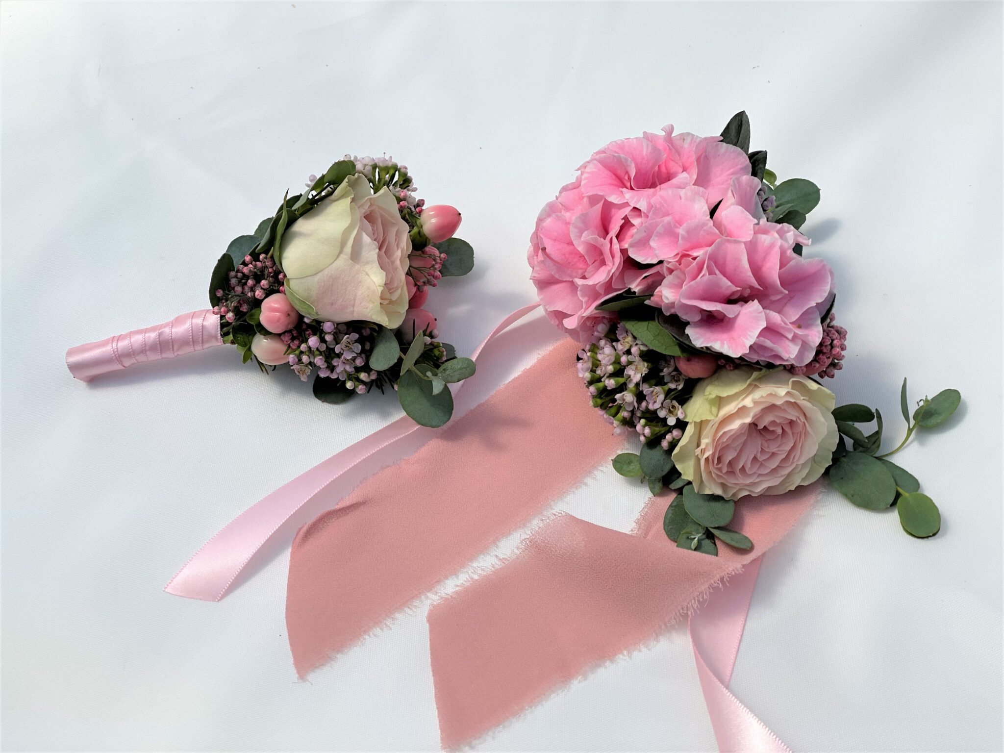 Corsage and Boutonniere (Fresh Flowers) MA Floral