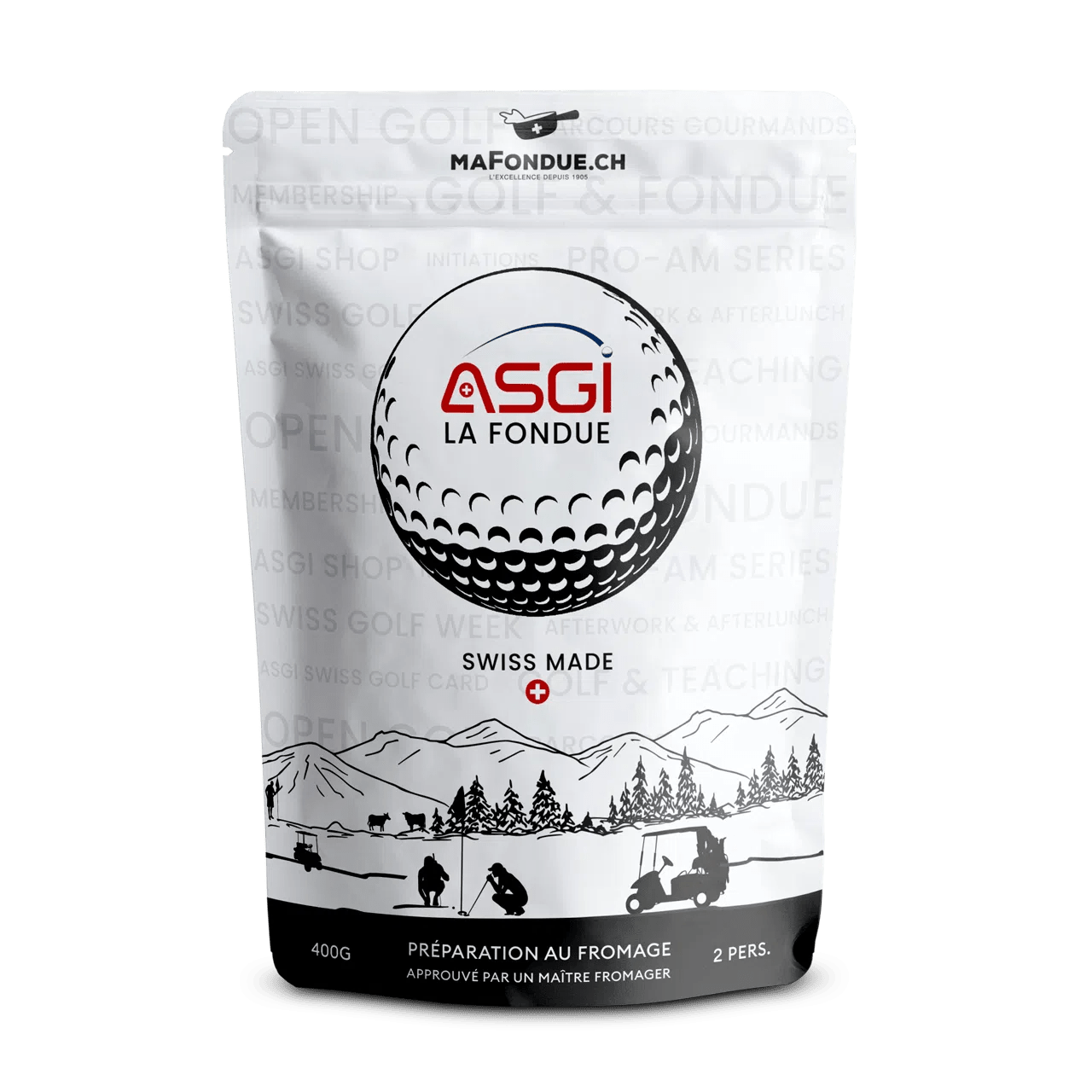 Fondue ASGI Moitiémoitié 400g MaFondue.ch