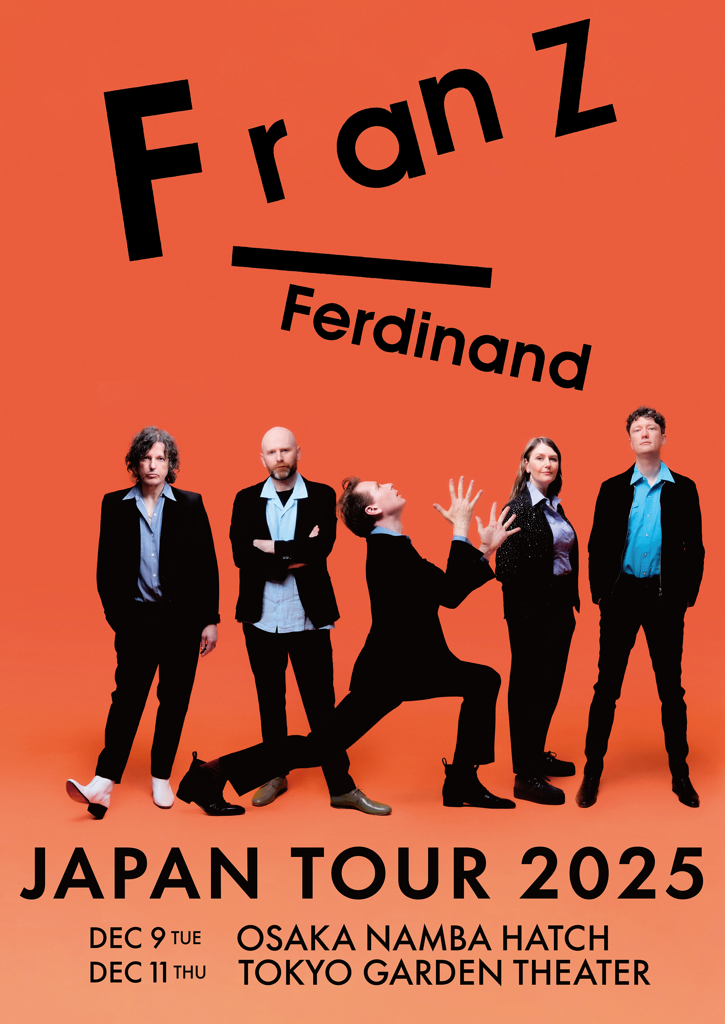 Franz Ferdinand、＜Japan tour 2025＞の開催を発表