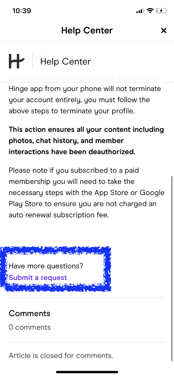 Hinge Customer Service 出会い系の虎