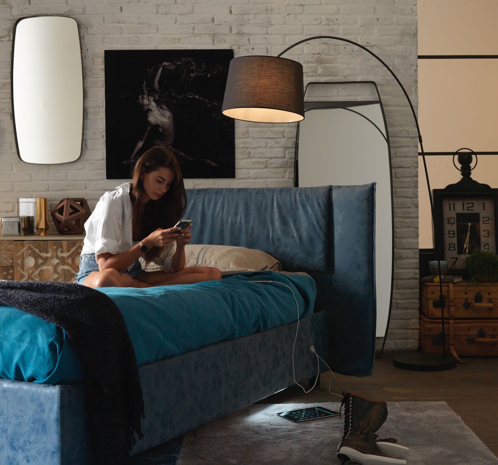 Caratteristiche camera da letto hitech