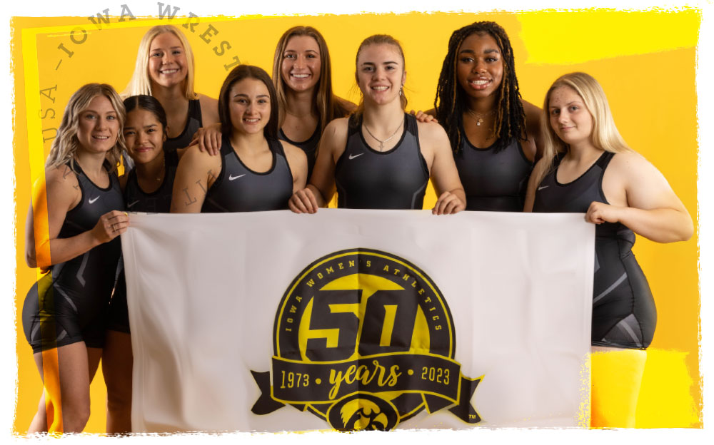 All Eyes Are on the Inaugural Iowa Women's Wrestling Squad | University