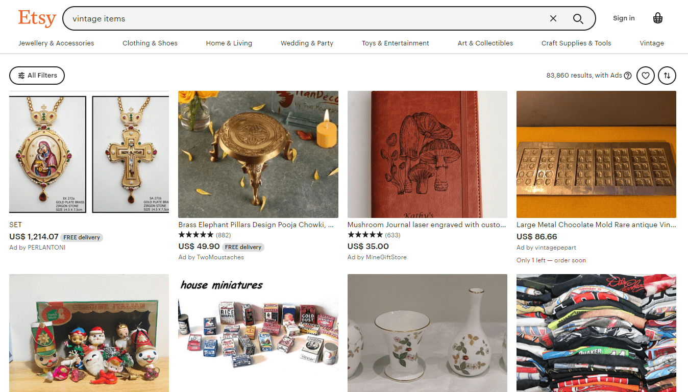 Top Selling Items on Etsy in 2022