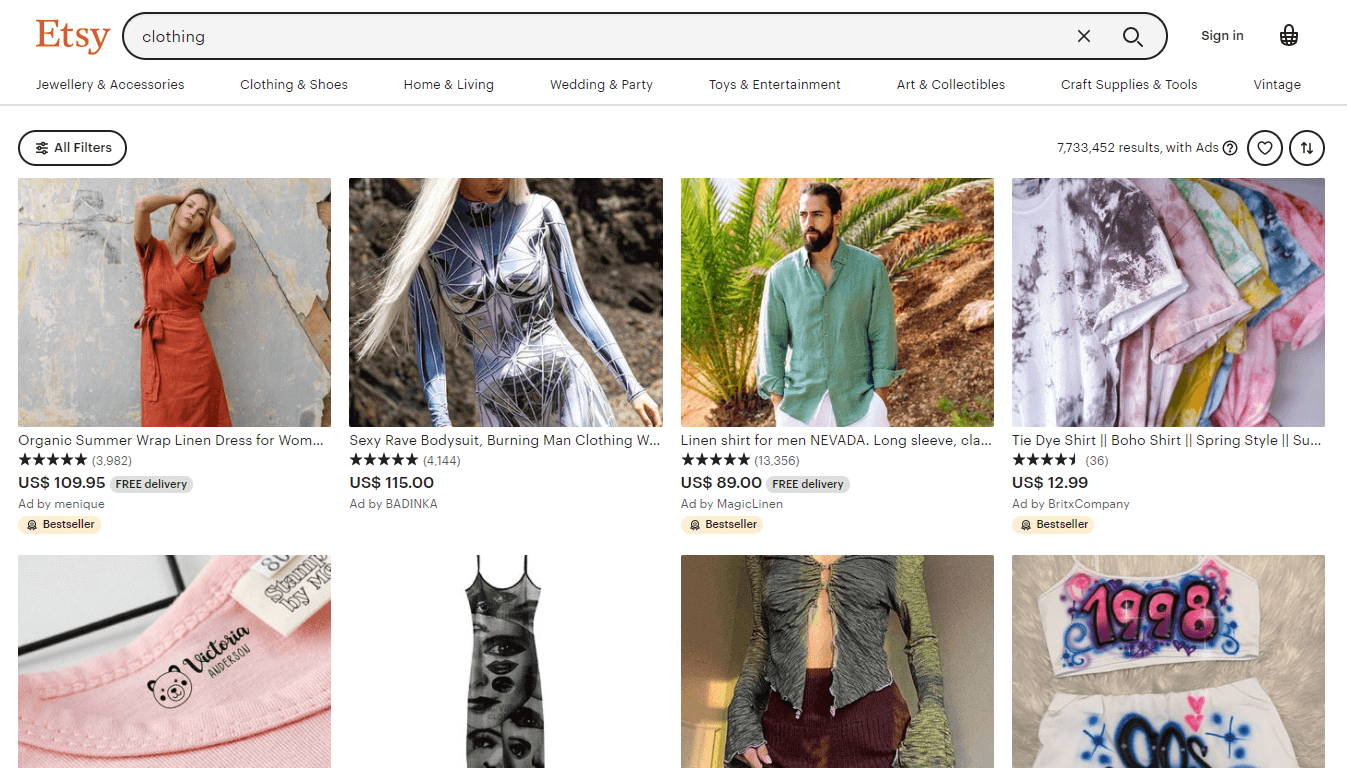 Top Selling Items on Etsy in 2022