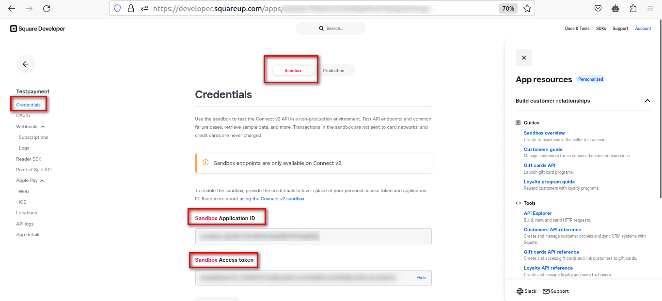 Configure Magento with Square Sandbox Mode Magento 2 Square Payment
