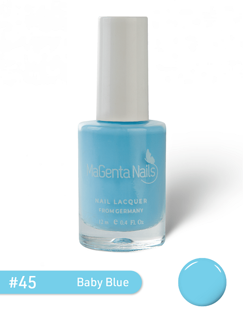 Nail Polish 45 Baby Blue MaGenta Nails