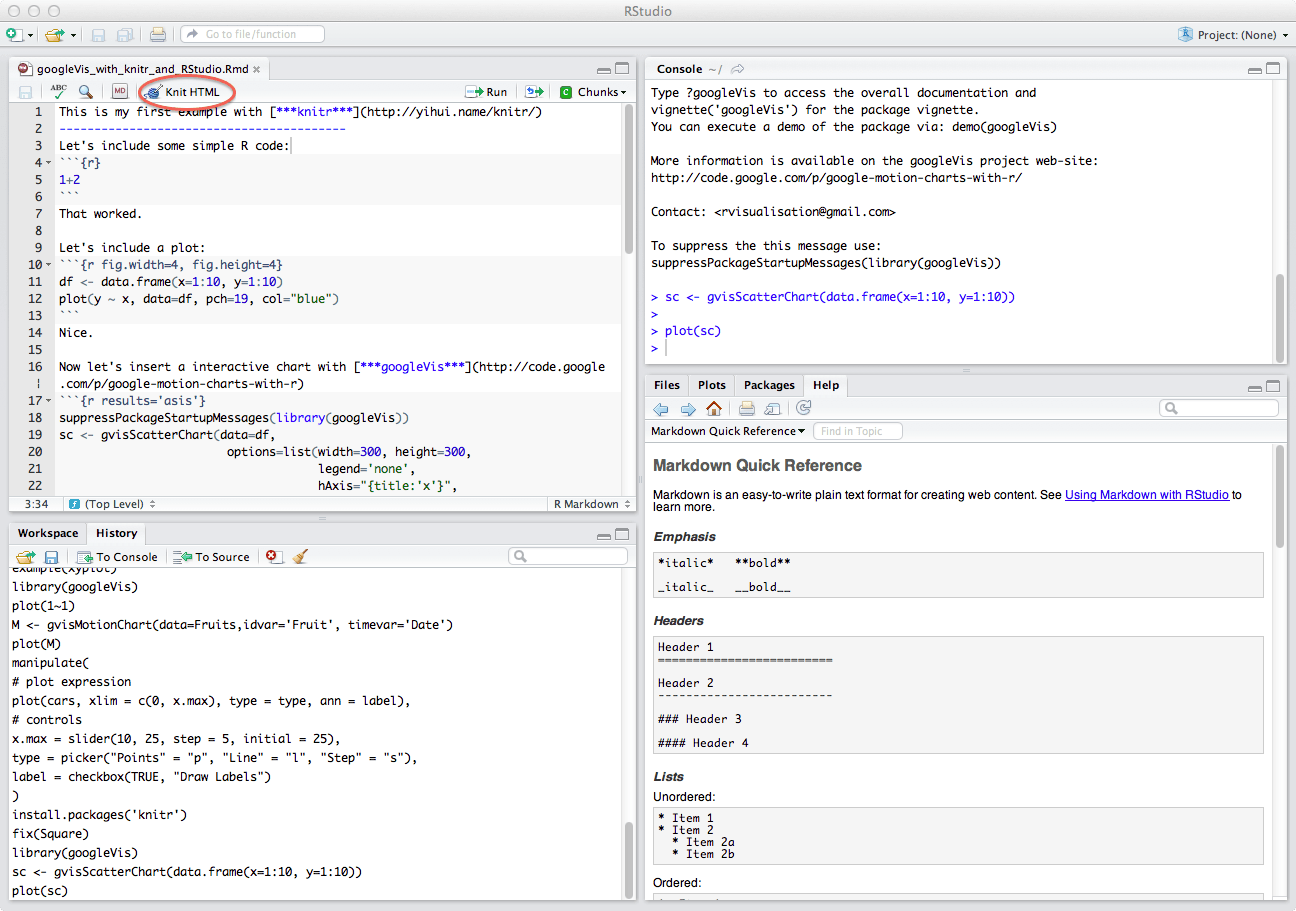 Interactive reports in R with knitr and RStudio mages' blog