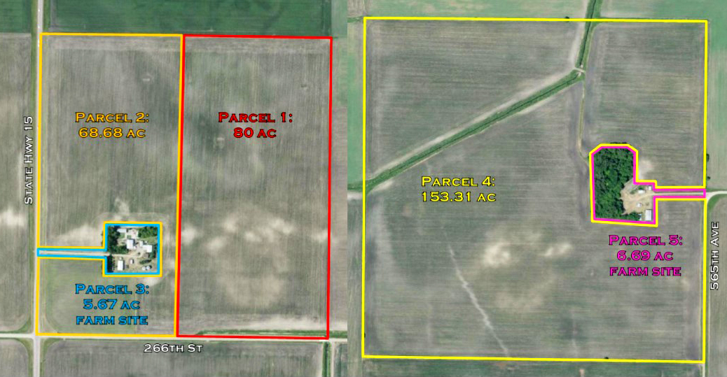 314.35 Ac of Sibley Co. Farm Land Mages Land Company & Auction