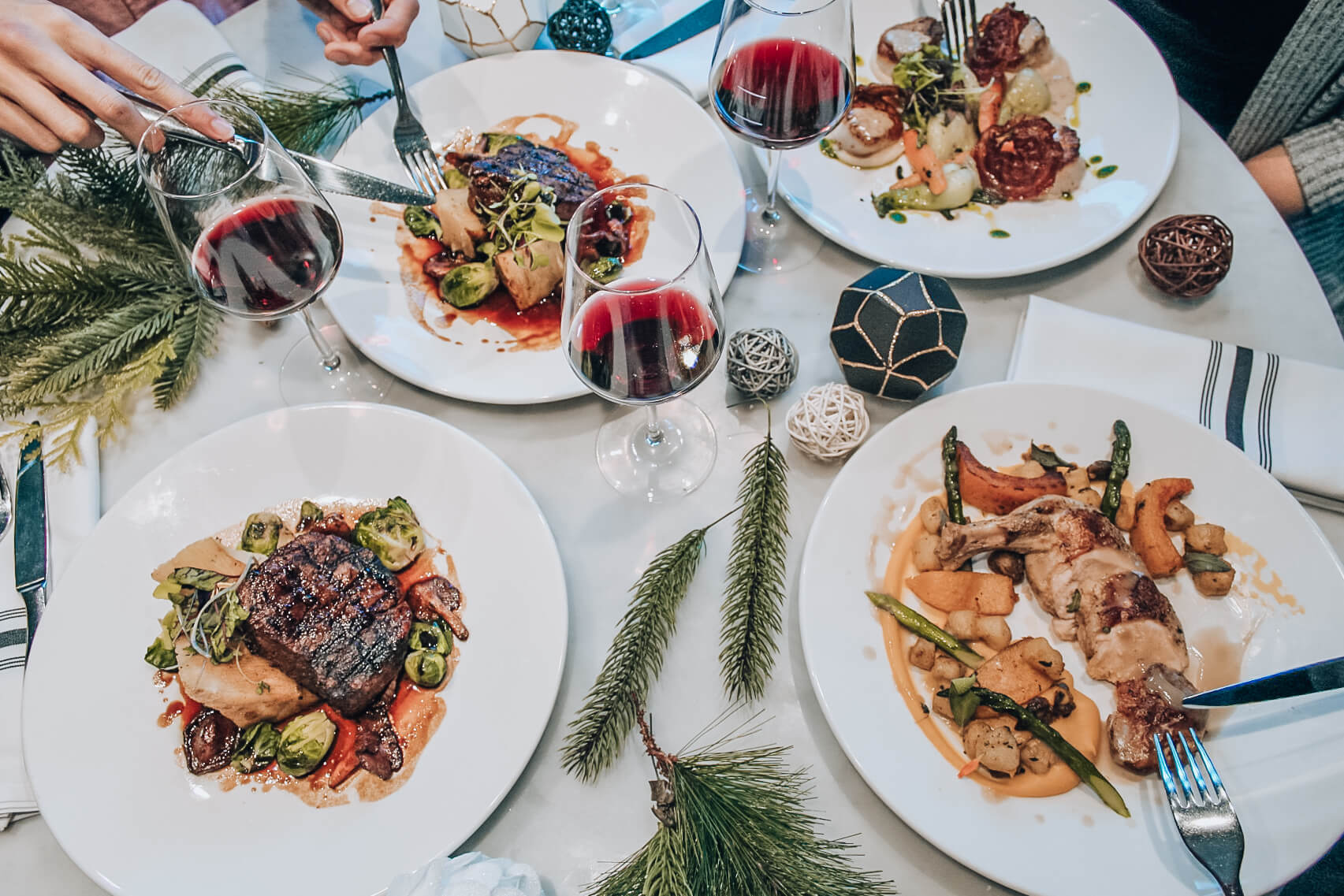 Souper de Noël Table d'hôte Maggie Oakes