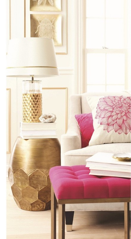 Fashion for the Home - Pink and Gold (441 x 805 Pixel)