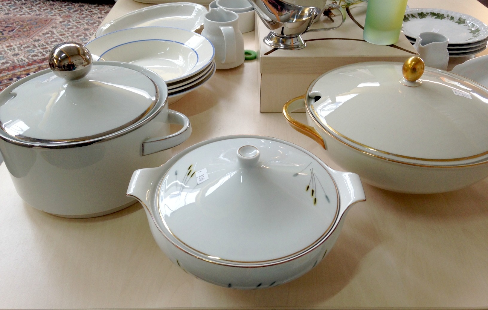 Thrift Store Treasures Covered Dishes