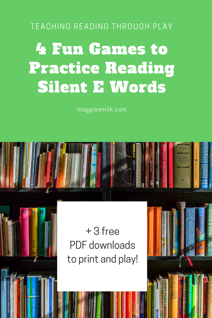 4 Fun Games to Practice Silent E Words