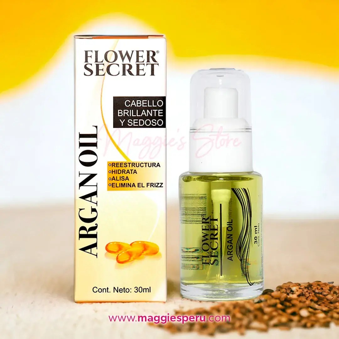 Aceite Capilar de Argán Flower Secret Cabello radiante
