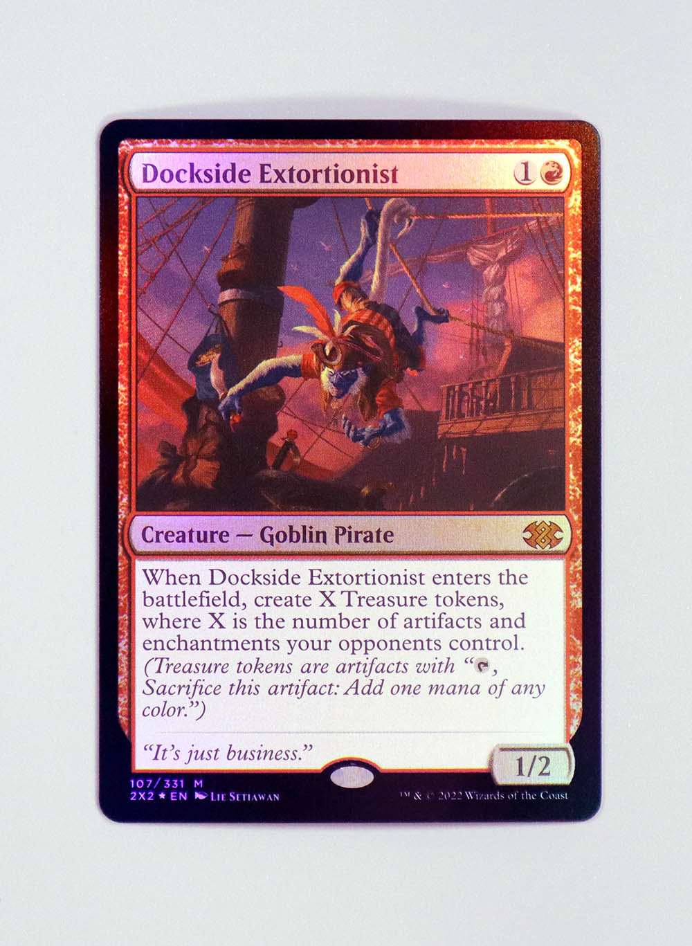 Dockside Extortionist Foil from Double Masters 2022 (2X2) MTG Proxy