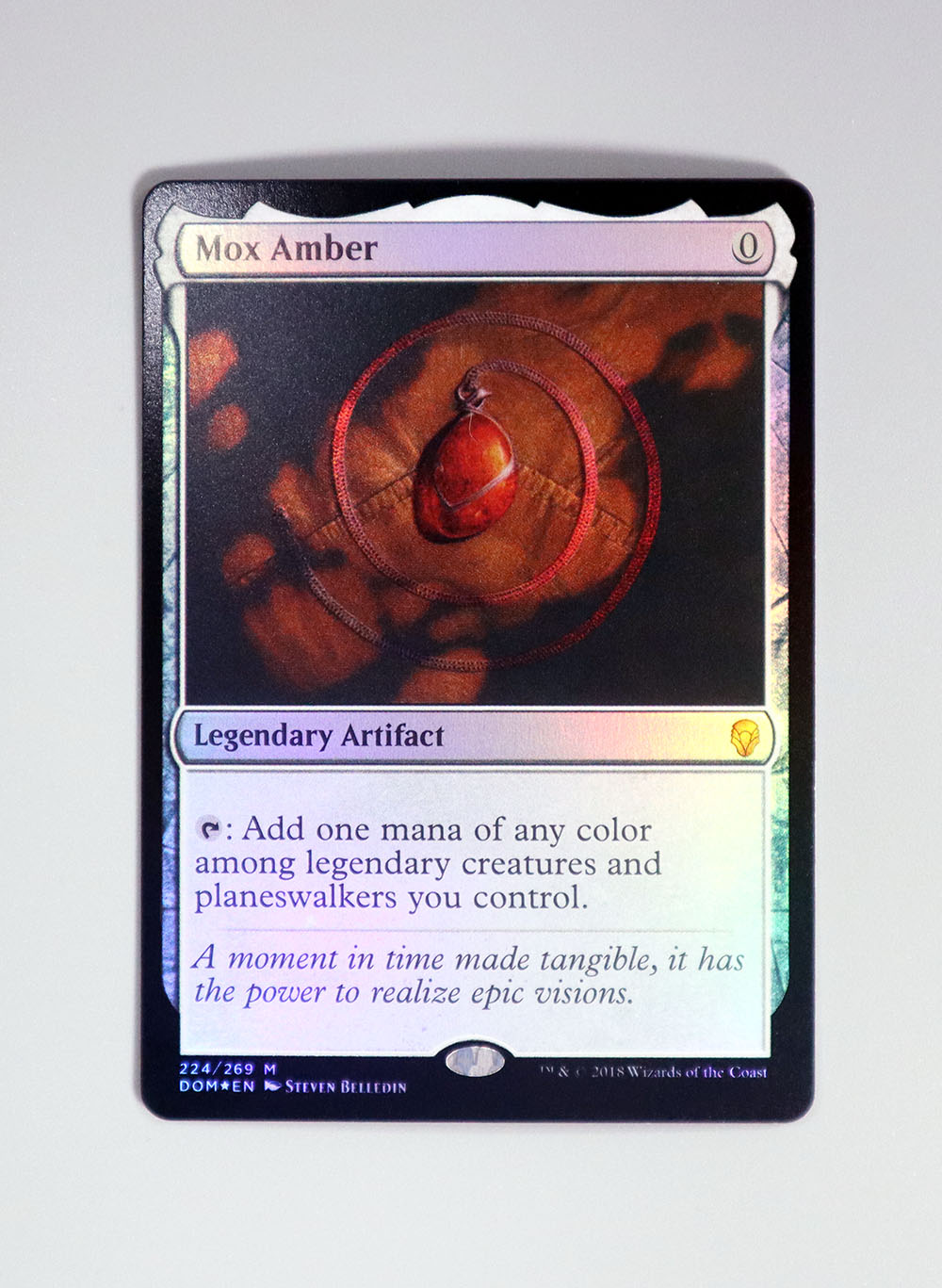 Mox Amber #224 Foil from Dominaria (DOM) MTG Proxy - magic-cardplus