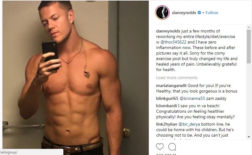 Fast Fitness How Imagine Dragons' Dan Reynolds Fights Chronic Disease