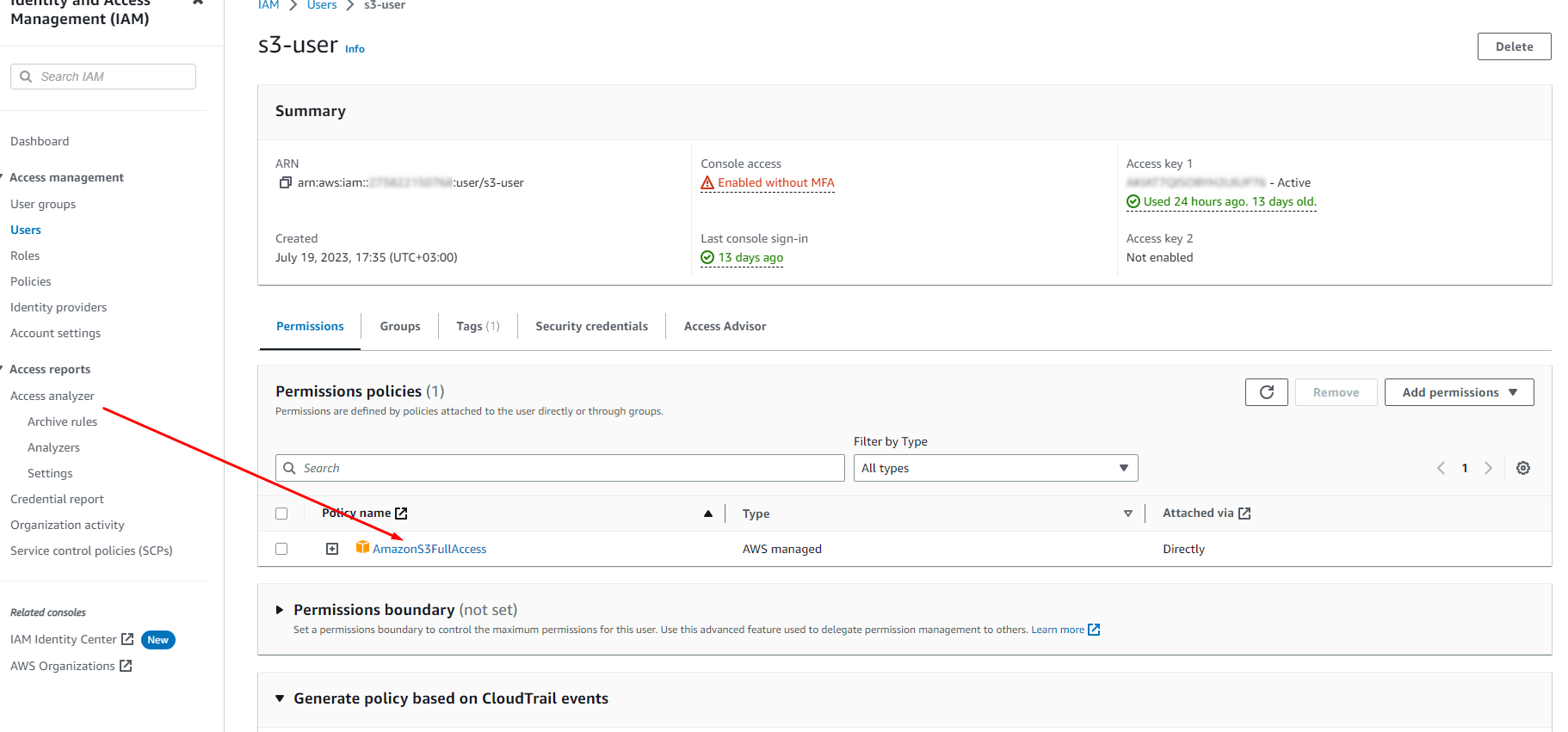 AWS S3 Storage Setup MagicAI Documentation