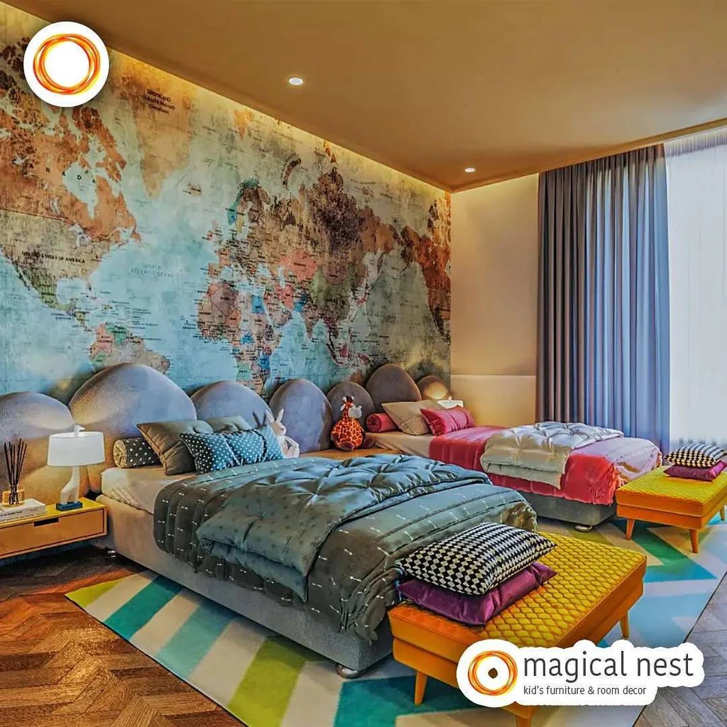 Kids Bedroom For Girls Blue