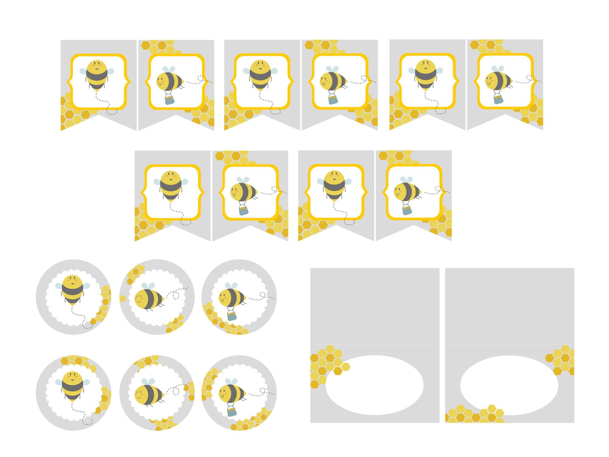 Honey Bee Printable - Magical Printable