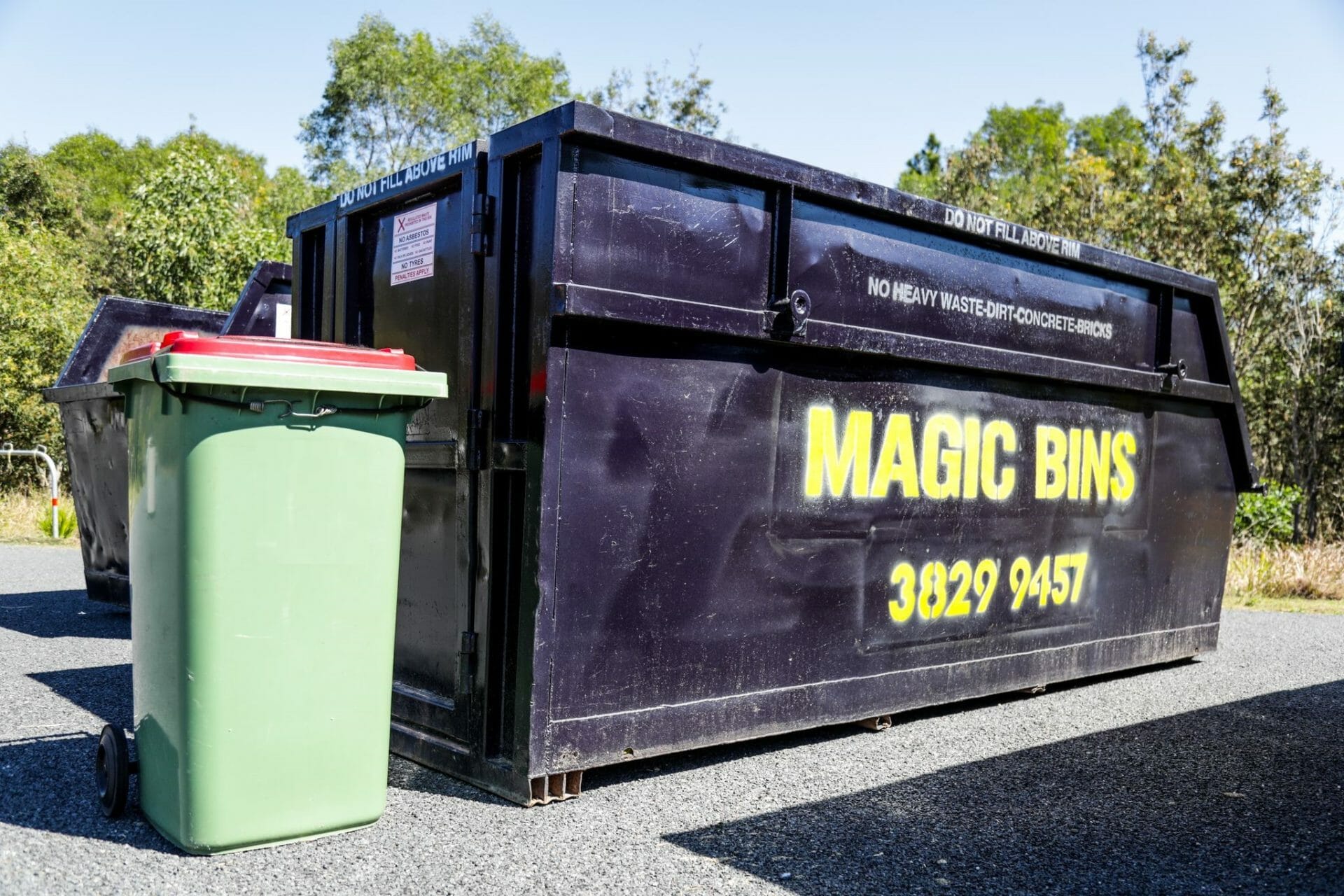 8m³ with door Magic Bins Skip Bin Hire Brisbane