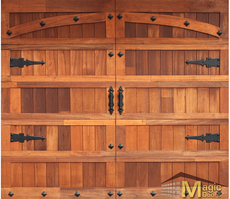 Wooden Garage Door Single Barn Style Magic Doors