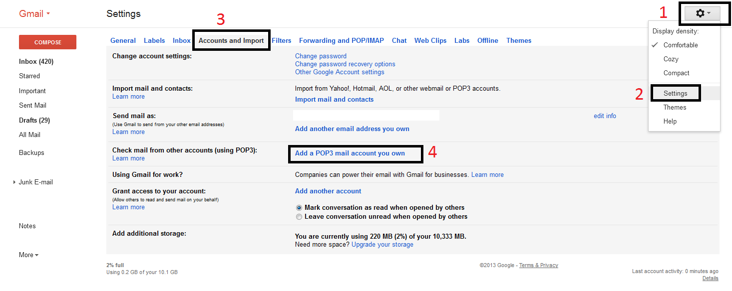 Managing your business emails via Gmail (Image Guide