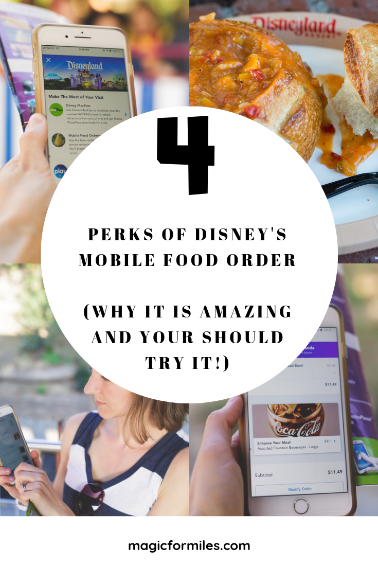 4 Perks to Using Disney's Mobile Food Ordering Magic for Miles