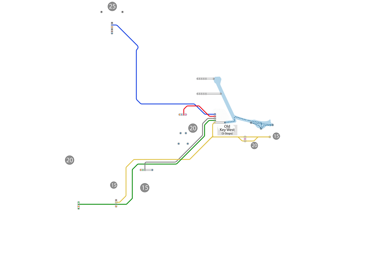 What are bus routes at the Caribbean beach resort? planDisney