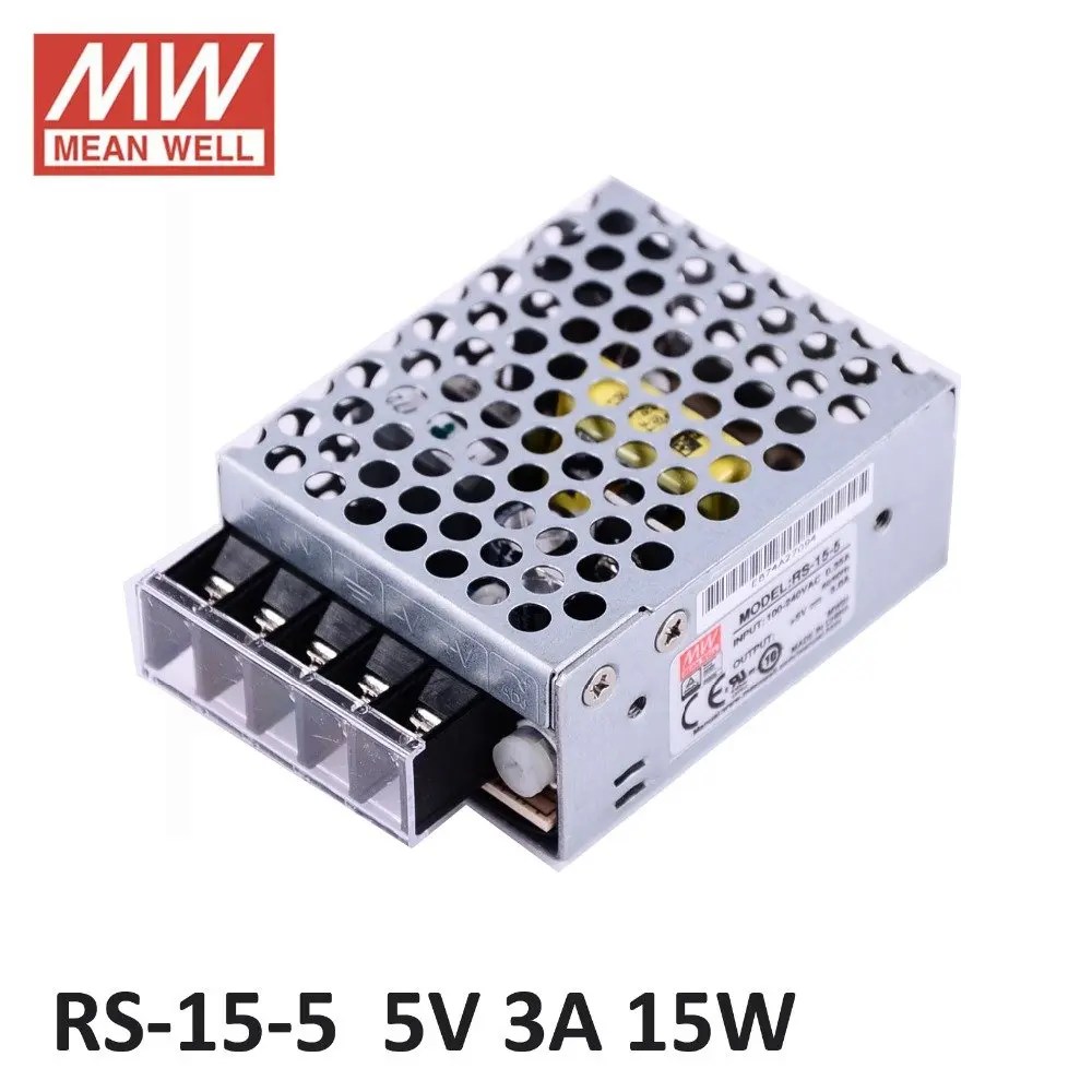 Meanwell 5V3A 15W Power Supply RS-15-5 – Magic LEDPro