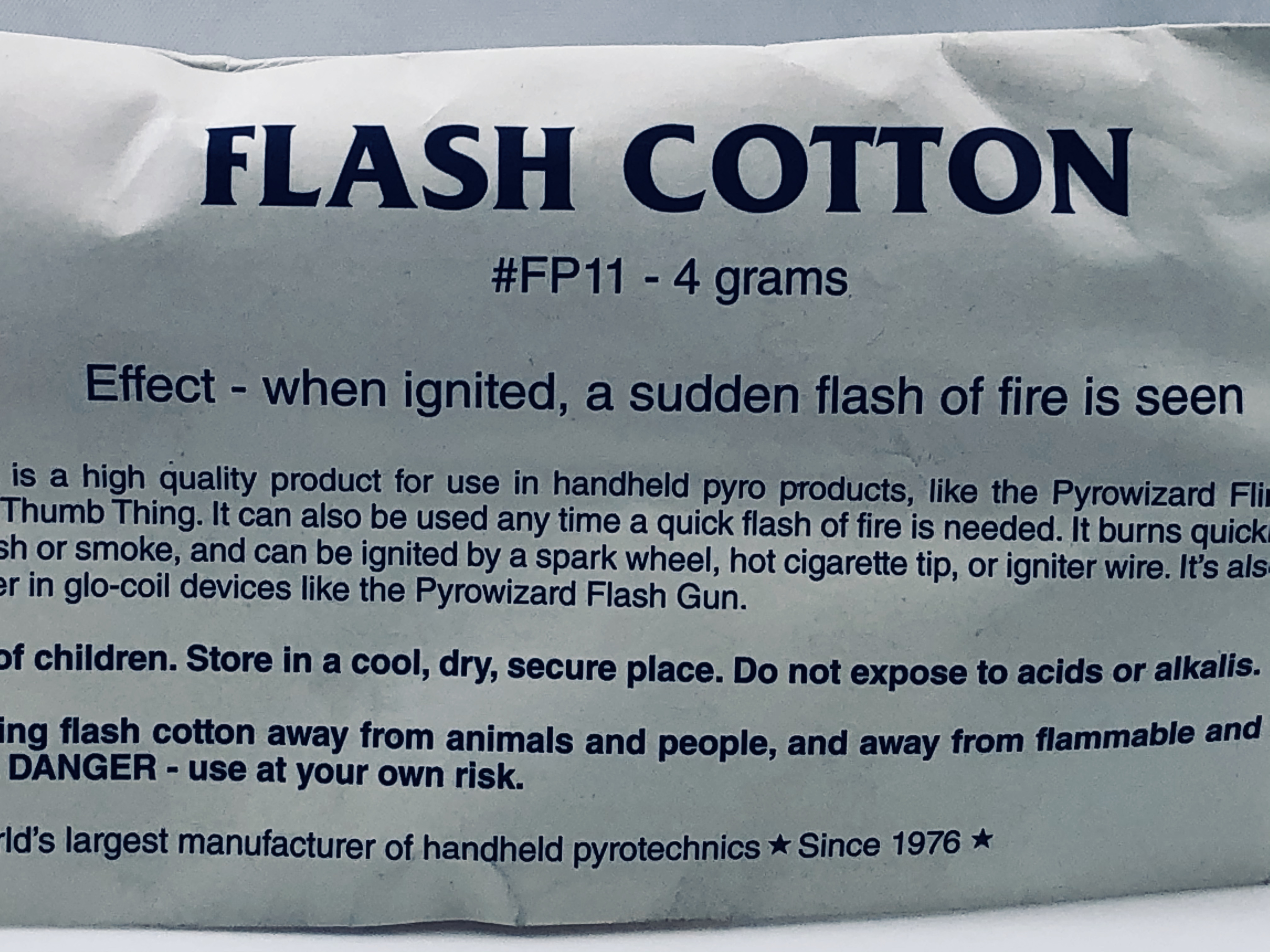 Flash Cotton 4 grams Magic Methods