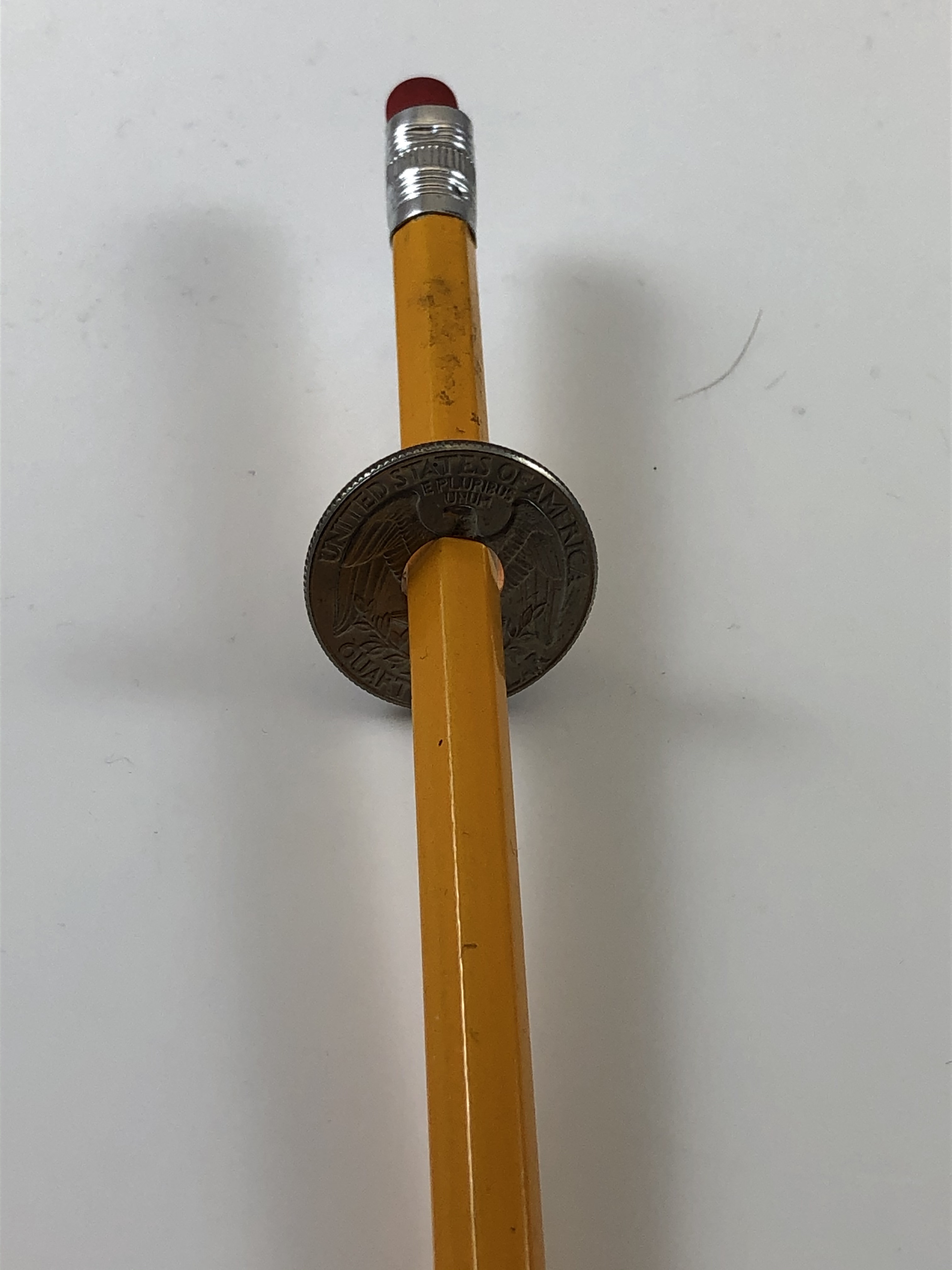 Cigarette, Bill or Pencil Thru Quarter Magic Methods