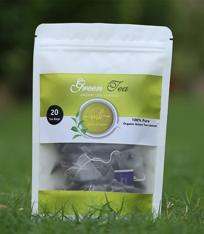 Organic Green Tea Bags Magic of Beans Coffee & Tea Shop