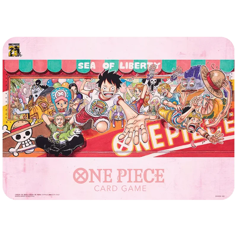 One Piece Card Game Playmat and Card Case Set 25th Edition
