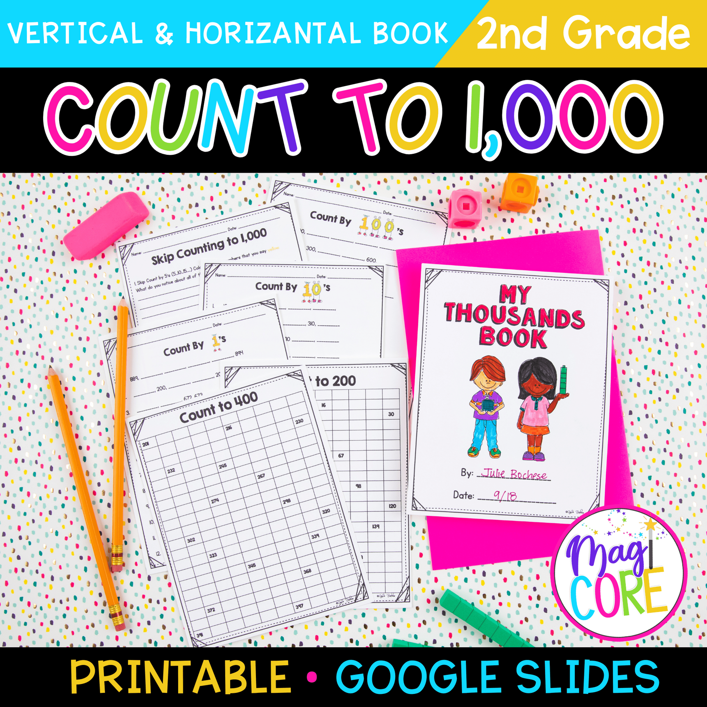 Counting to 1000 - 2nd Grade - 2.NBT.A.2 | MagiCore