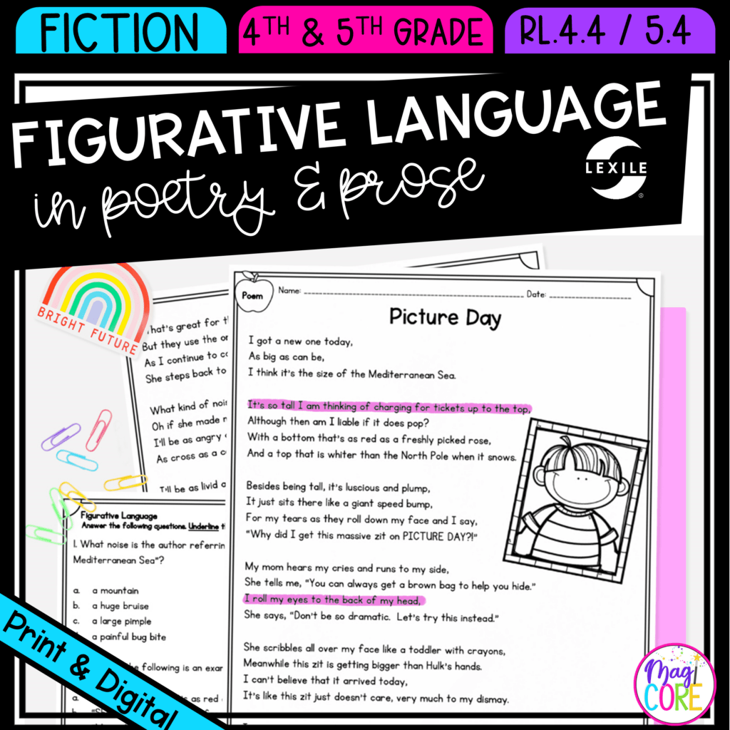 Figurative Language 4th & 5th Grade | MagiCore