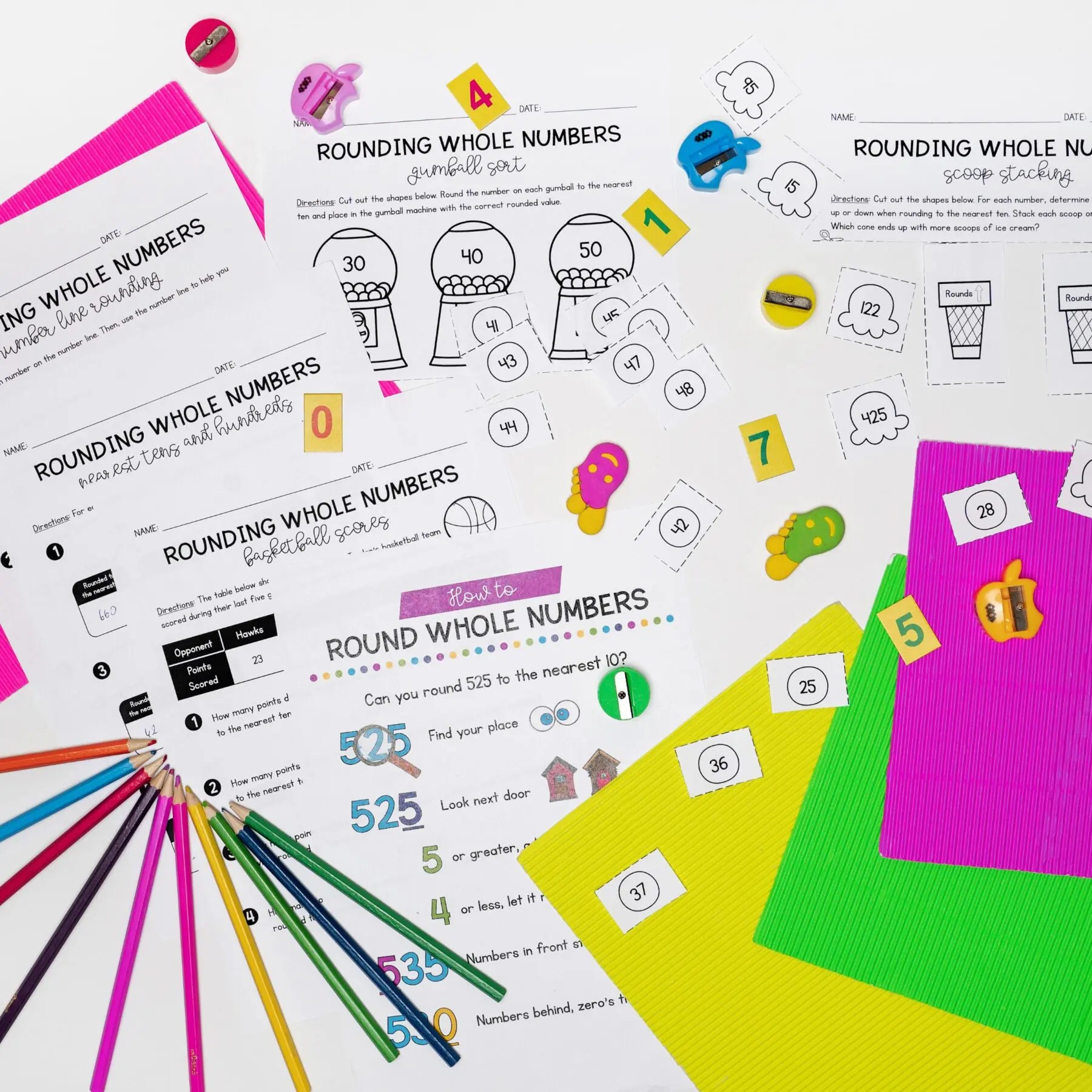 Rounding Whole Numbers 3rd Grade Math - 3.NBT.A.1 | MagiCore