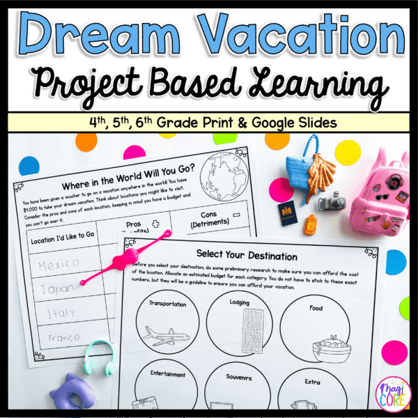 Plan a Vacation Project Learning for 4th-6th Grade | MagiCore