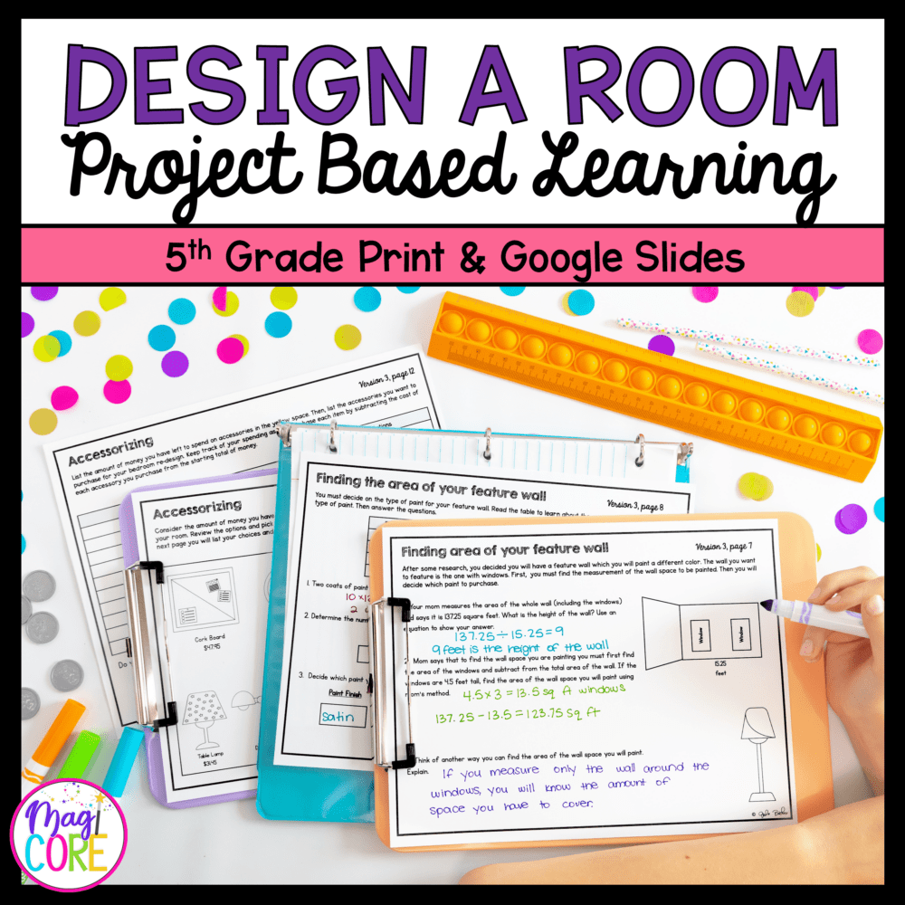 5th Grade Math Project Based Learning Bundle #2 | Magicore