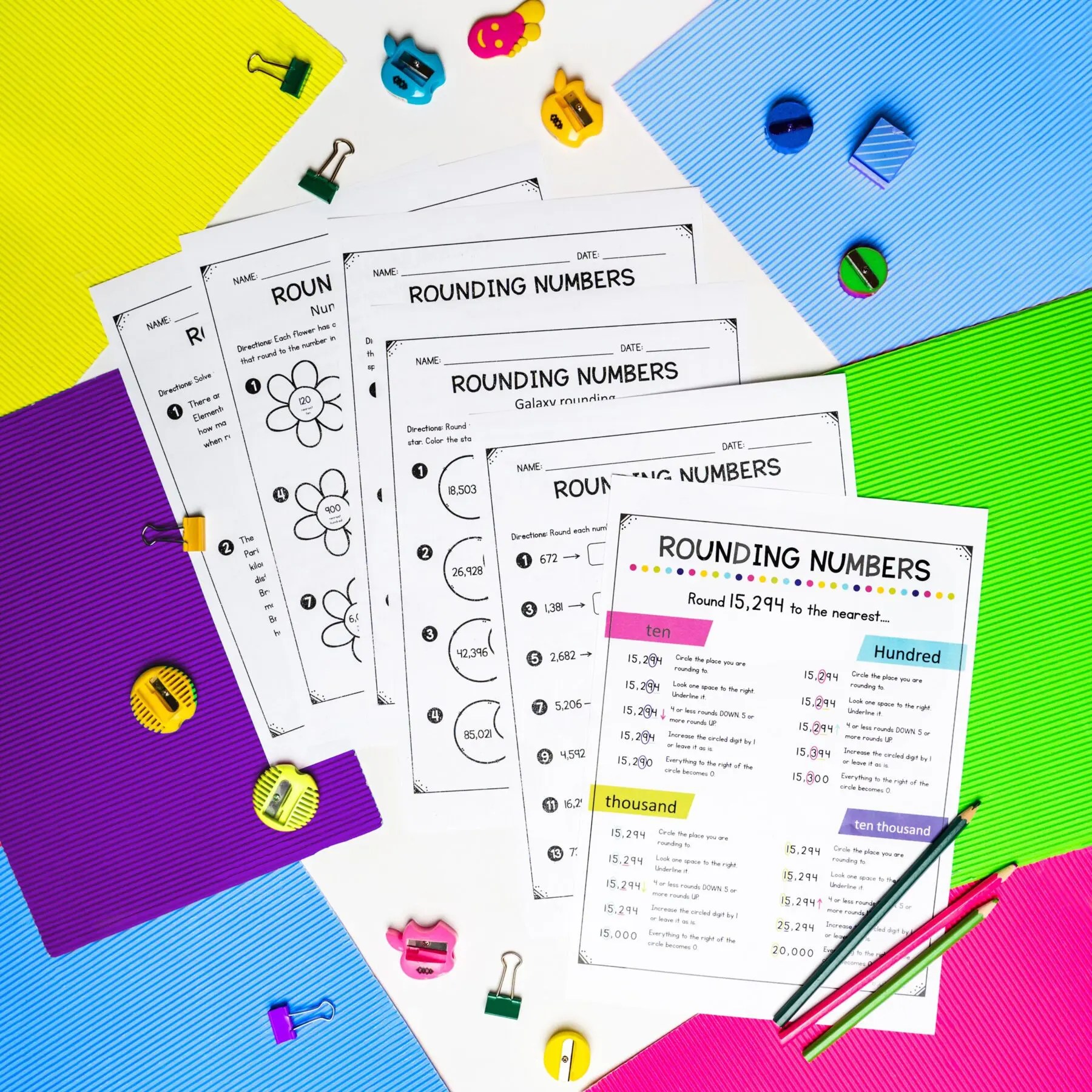 Rounding Whole Numbers 4th Grade | MagiCore