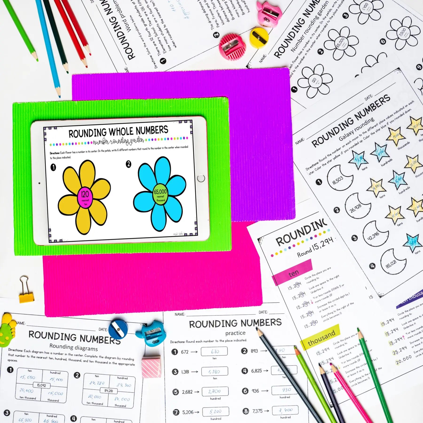 Rounding Whole Numbers 4th Grade | MagiCore