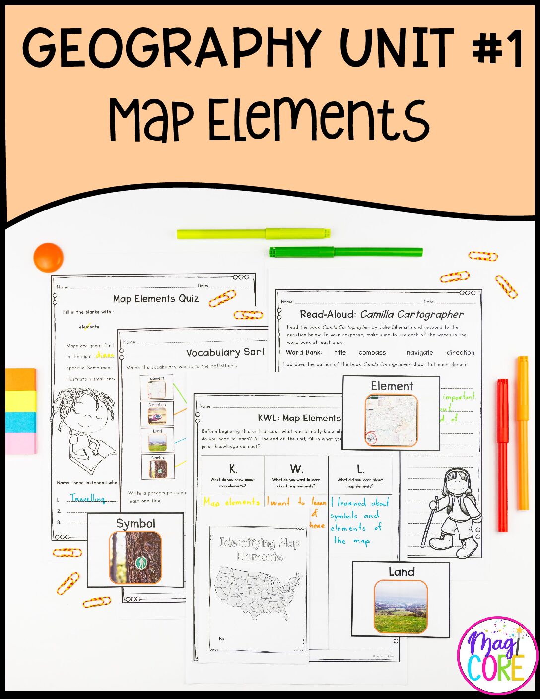 Geography Unit 1: Map Elements | MagiCore